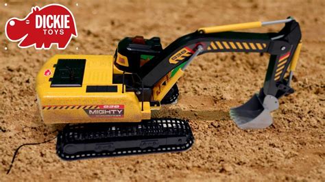 mini digger cartoon|toy excavators and diggers videos.